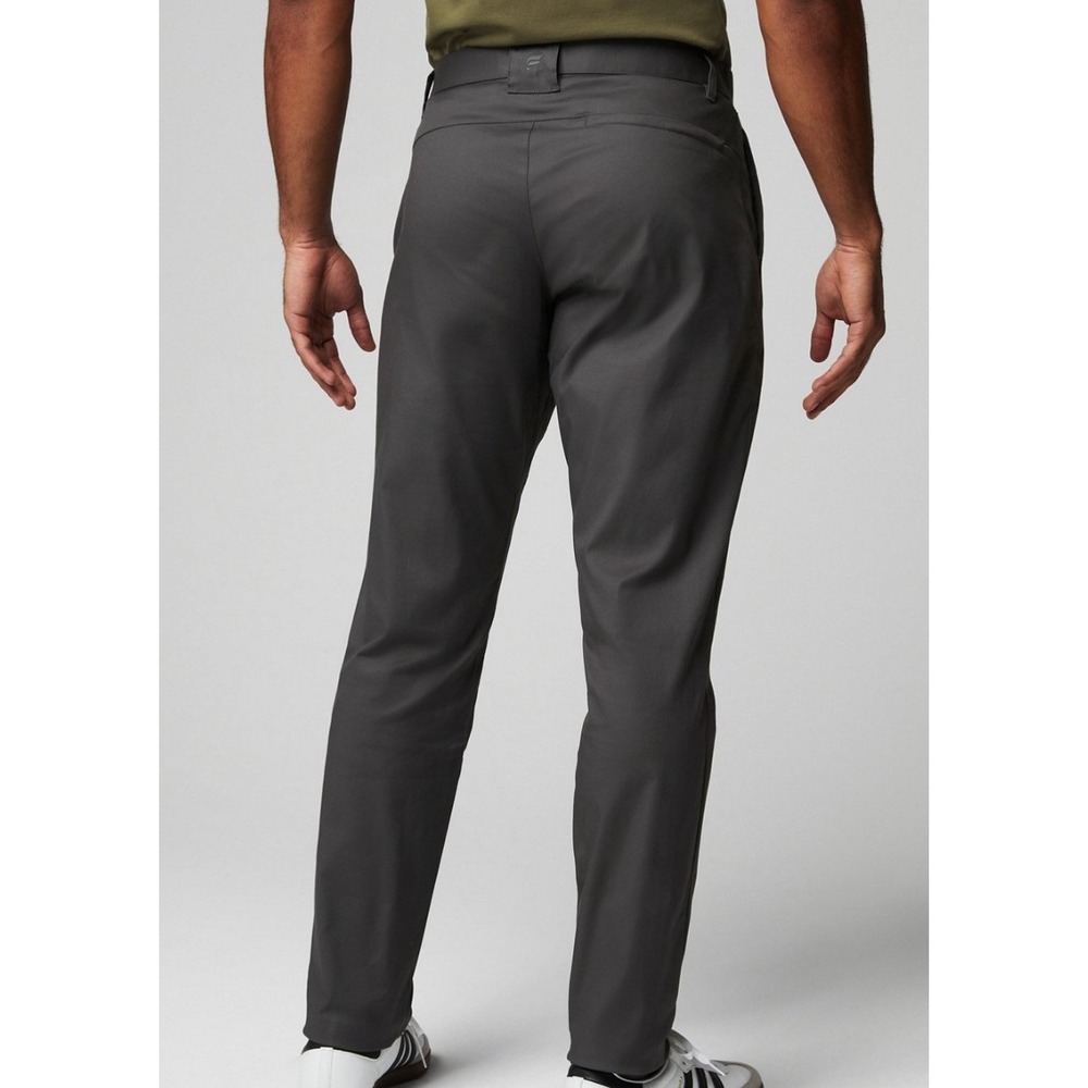 Fabletics Mens High Side Chino Classic Fit Pants Grey 42x32 PT2354910-9465-42032 - Picture 5 of 13